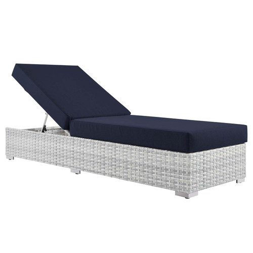 Convene Outdoor Patio Chaise EEI-4307-LGR-NAV