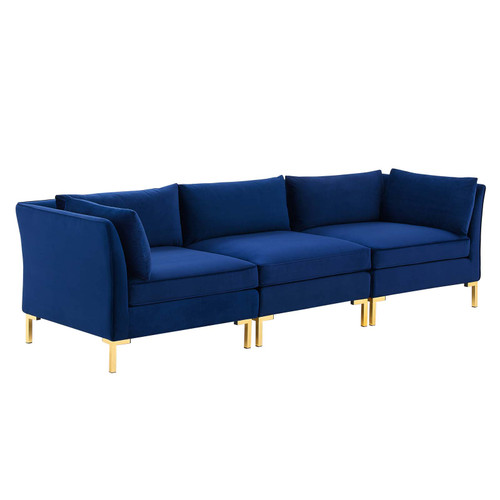 Ardent Performance Velvet Sofa EEI-4269-NAV