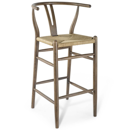 Amish Wood Bar Stool EEI-3851-GRY