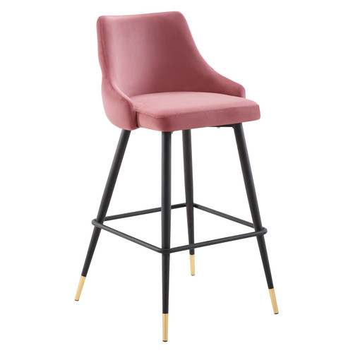 Adorn Performance Velvet Bar Stool EEI-3909-DUS