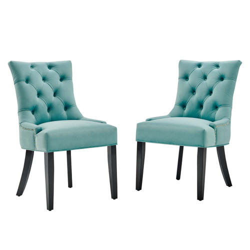 Regent Tufted Performance Velvet Dining Side Chairs - Set of 2 EEI-3780-MIN