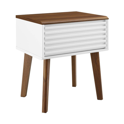 Render End Table EEI-3345-WAL-WHI