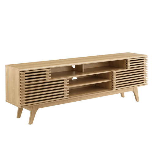 Render 71" Media Console TV Stand EEI-3433-OAK