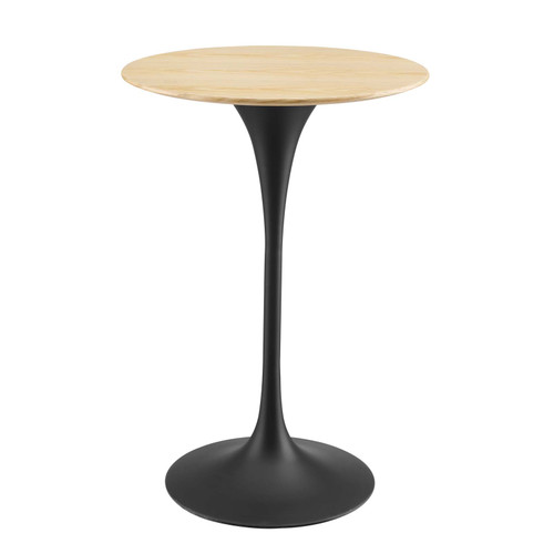 Lippa 28" Wood Bar Table EEI-4890-BLK-NAT