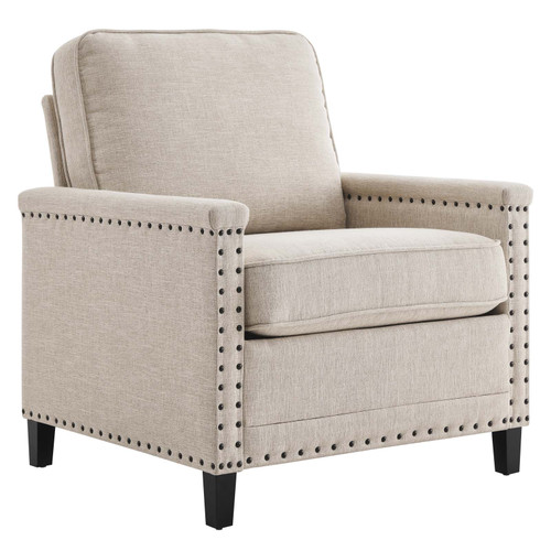 Ashton Upholstered Fabric Armchair EEI-4988-BEI