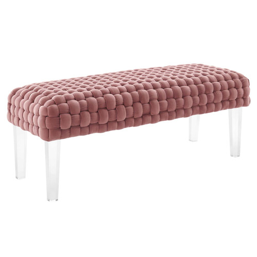 Prologue Woven Performance Velvet Ottoman EEI-5037-DUS