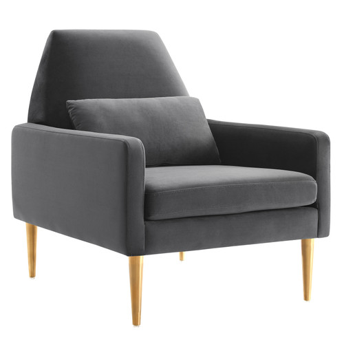 Liliana Performance Velvet Armchair EEI-5021-CHA