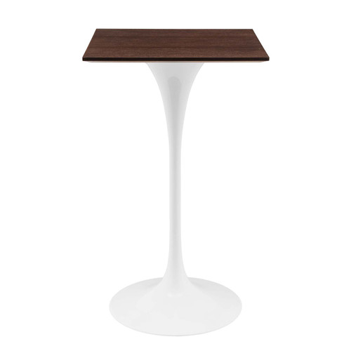 Lippa 28" Square Bar Table EEI-5201-WHI-CHE