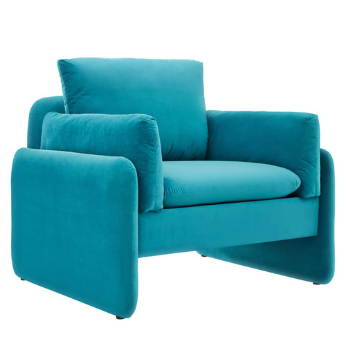 Indicate Performance Velvet Armchair EEI-5152-BLU