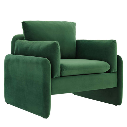 Indicate Performance Velvet Armchair EEI-5152-EME