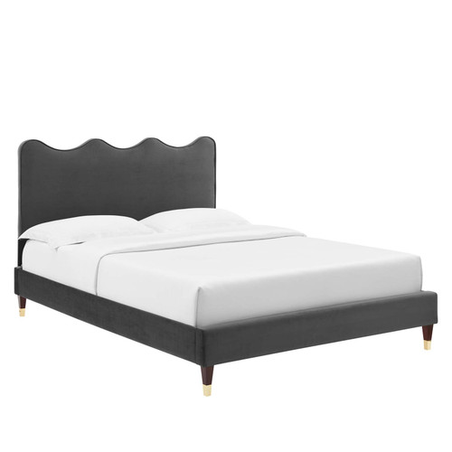 Current Performance Velvet Full Platform Bed MOD-6731-CHA