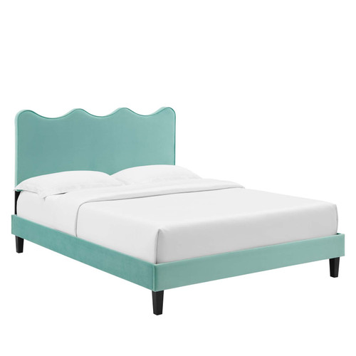 Current Performance Velvet Twin Platform Bed MOD-6729-MIN