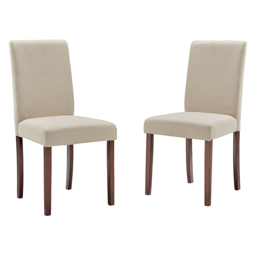 Prosper Upholstered Fabric Dining Side Chair Set of 2 EEI-3618-BEI