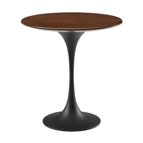 Lippa 20" Round Side Table EEI-5689-BLK-CHE