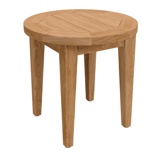 Brisbane Teak Wood Outdoor Patio Side Table EEI-5604-NAT