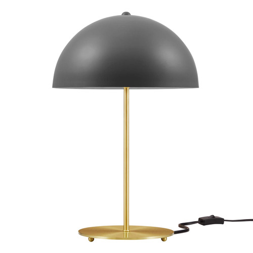 Ideal Metal Table Lamp EEI-5629-GRY-SBR