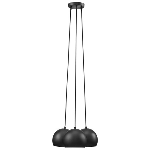 Chalice 3-Light Metal Pendant EEI-5614-BLK