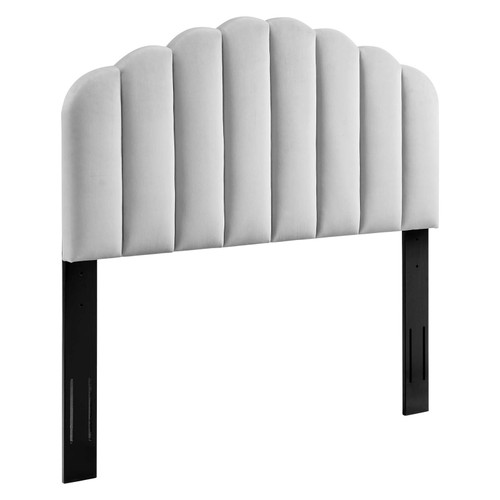 Veronique Full/Queen Performance Velvet Headboard MOD-6207-LGR