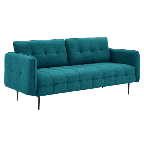 Cameron Tufted Fabric Sofa EEI-4451-TEA