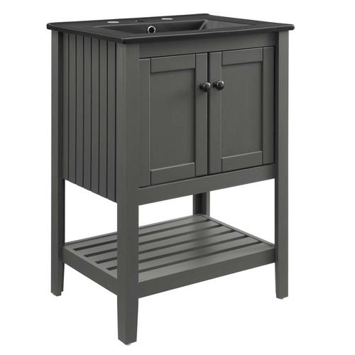 Prestige 24" Bathroom Vanity EEI-5358-GRY-BLK