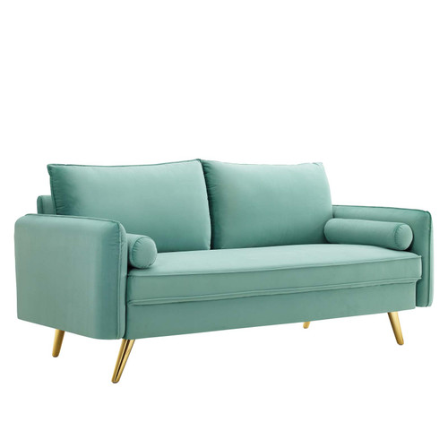 Revive Performance Velvet Sofa EEI-3988-MIN