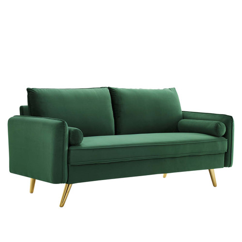 Revive Performance Velvet Sofa EEI-3988-EME