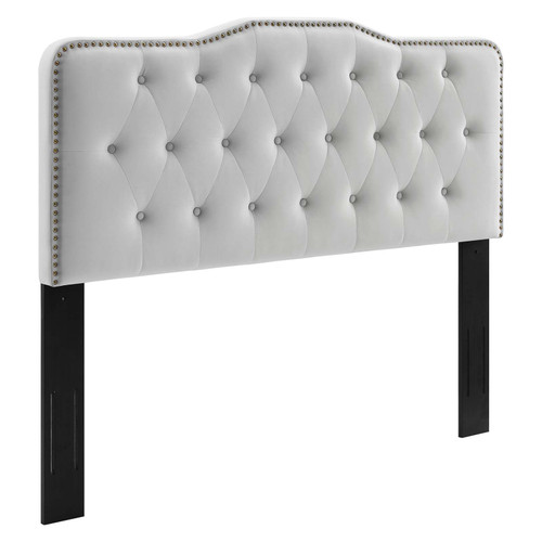 Sophia Tufted Performance Velvet Twin Headboard MOD-6409-LGR