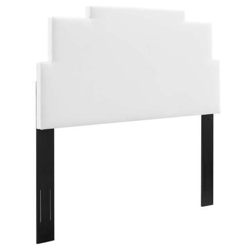 Kasia Performance Velvet Twin Headboard MOD-6355-WHI