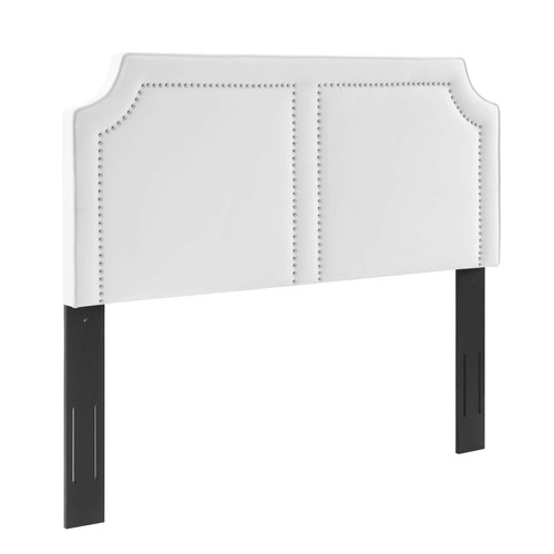 Cynthia Performance Velvet Twin Headboard MOD-6565-WHI