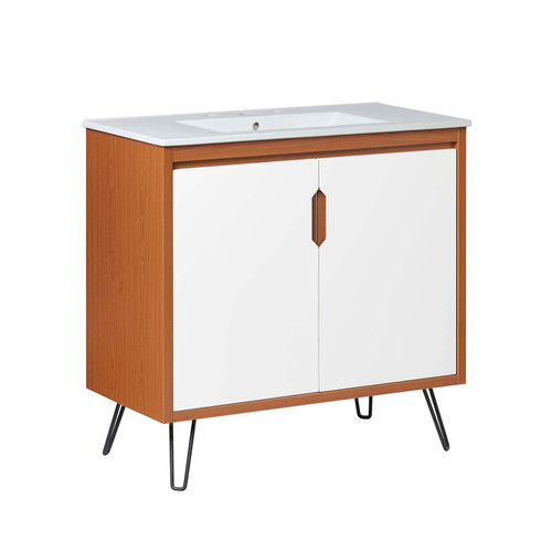 Energize 36" Bathroom Vanity EEI-5805-CHE-WHI-WHI