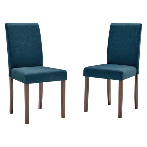 Prosper Upholstered Fabric Dining Side Chair Set of 2 EEI-3618-BLU