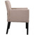 Chloe Upholstered Fabric Armchair Beige EEI-1045-BEI