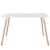Field Rectangle Dining Table White EEI-1056-WHI