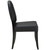 Button Dining Side Chair Set of 4 Black EEI-1280-BLK