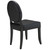 Button Dining Side Chair Set of 4 Black EEI-1280-BLK