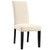 Parcel Dining Upholstered Fabric Side Chair Beige EEI-1384-BEI