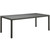 Sojourn 82" Outdoor Patio Dining Table Chocolate EEI-1931-CHC
