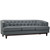 Coast Upholstered Fabric Sofa Gray EEI-2131-GRY