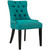 Regent Tufted Fabric Dining Side Chair Teal EEI-2223-TEA