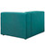 Mingle Fabric Right-Facing Sofa Teal EEI-2722-TEA