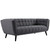 Bestow Upholstered Fabric Sofa Gray EEI-2730-GRY