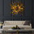 Pervade Starburst Brass Pendant Light Chandelier  EEI-2894