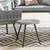 Endeavor Outdoor Patio Wicker Rattan Side Table Gray EEI-3025-GRY