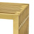 Gridiron Stainless Steel Console Table Gold EEI-3036-GLD