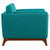 Chance Upholstered Fabric Armchair Teal EEI-3063-TEA