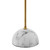 Salient Brass and Faux White Marble Table Lamp  EEI-3086