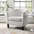 Prospect Channel Tufted Performance Velvet Armchair White EEI-3188-WHI