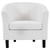 Prospect Channel Tufted Performance Velvet Armchair White EEI-3188-WHI