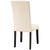 Parcel Dining Side Chair Fabric Set of 2 Beige EEI-3551-BEI