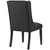 Baronet Dining Chair Vinyl Set of 2 Black EEI-3555-BLK